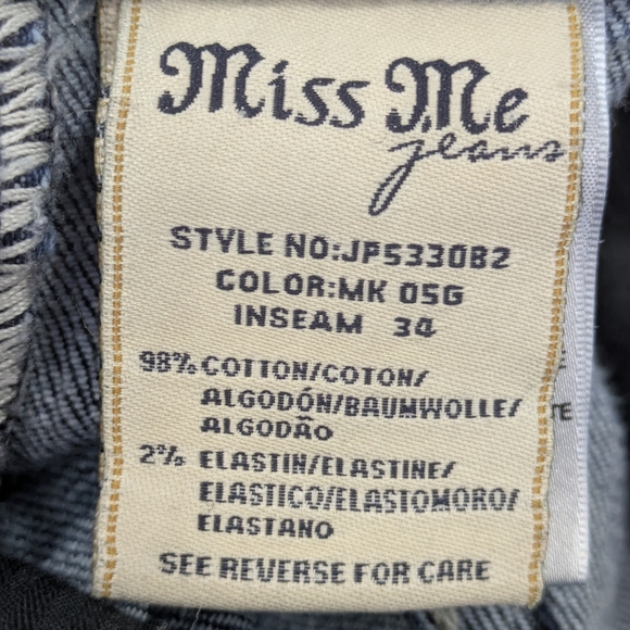 Miss Me Flap Pocket Bootcut Jeans - Picture 10 of 16